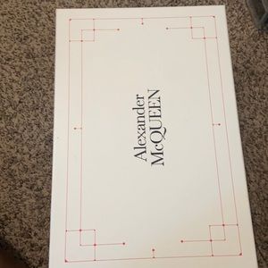 Alexander McQueen, white with rose gold